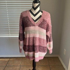 Torrid Pink Cable Knit Sweater - Size 0